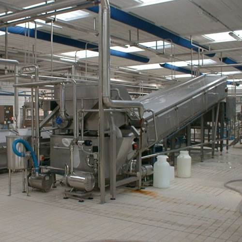 Curd draining and ripening automatic group
